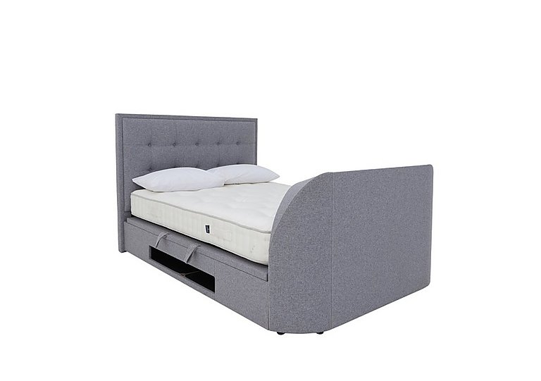Athos TV Ottoman Bed Frame - Double - Marbella Grey