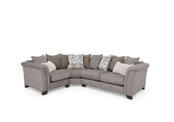 Boutique Aura Scatter Back Left Hand Facing Corner Sofa | Bed Sava