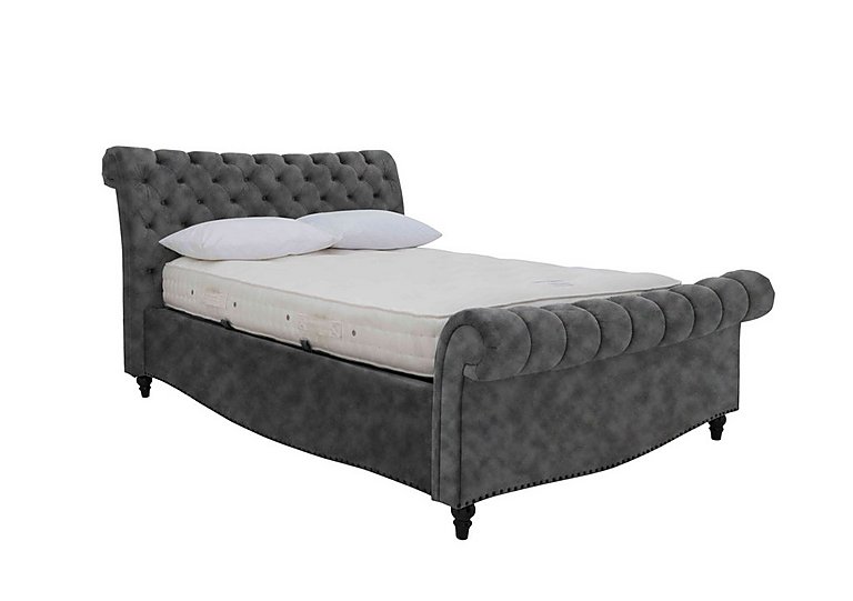 Aurora Side Lift Ottoman Bed Frame - King Size - Dapple Mink
