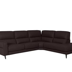 Axel NC Leather Right Hand Facing Chaise End Sofa | Bed Sava