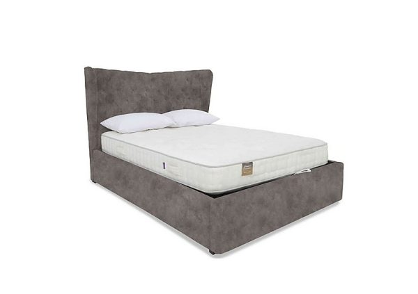 Highgrove  Bauer Ottoman Bed Frame  King Size  Dapple Chocolate | Bed Sava