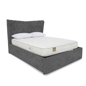 Highgrove  Bauer Ottoman Bed Frame  King Size  Lace Domino | Bed Sava