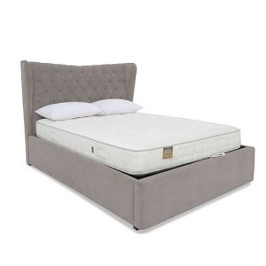 Highgrove  Bauer Ottoman Bed Frame  Super King  Plush Mole | Bed Sava