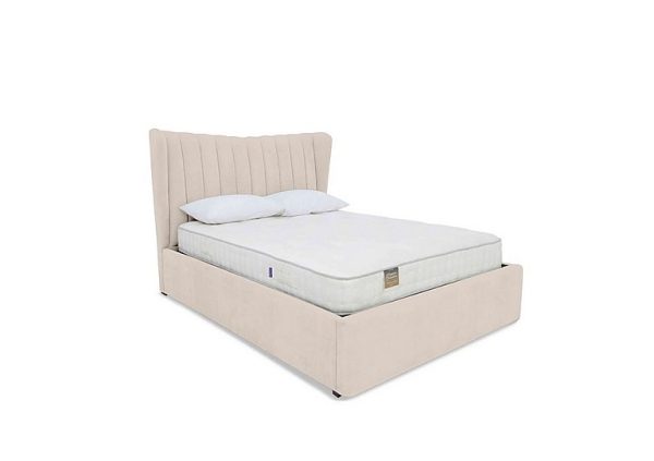 Highgrove  Bourne Ottoman Bed Frame  Small Double  Plush Ecru | Bed Sava