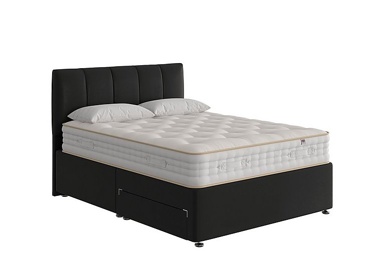 The Handmade Bed Company - Boutique 4000 Divan Set - Super King - Rhodeo Black