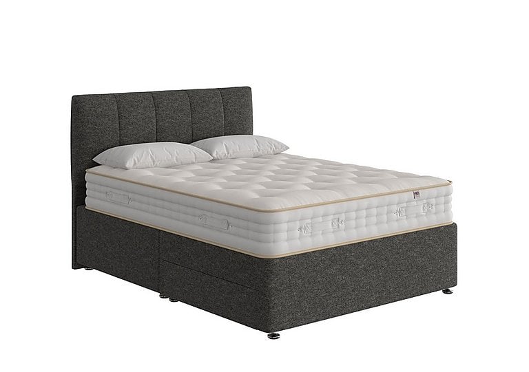The Handmade Bed Company - Boutique 4000 Divan Set - Super King - Teddy Charcoal