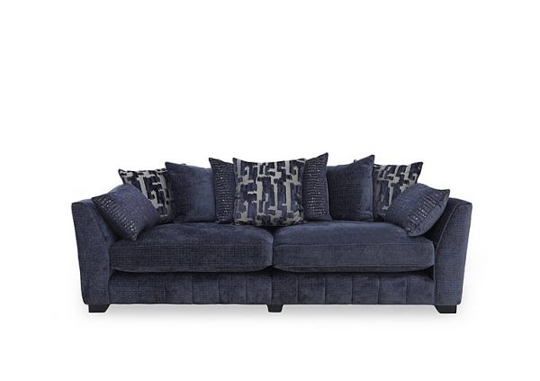 Boutique Allure 4 Seater Split Frame Scatter Back Sofa | Bed Sava