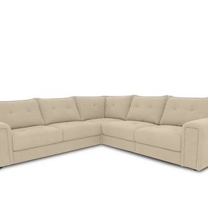 Boutique Goliath Large Fabric Corner Sofa | Bed Sava