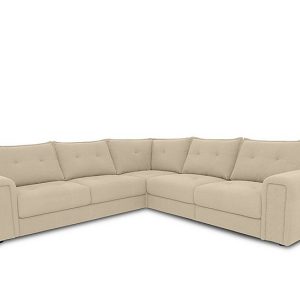 Boutique Goliath Large Fabric Corner Sofa with Storage Drawers | Bed Sava