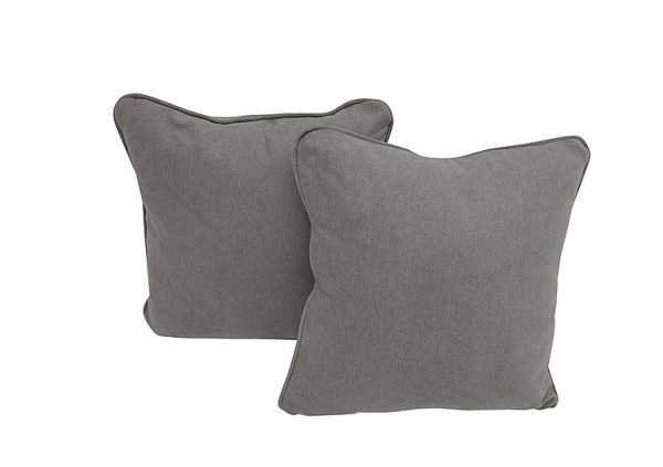 Legend Pair of Scatter Cushions  Cosmo Pewter | Bed Sava