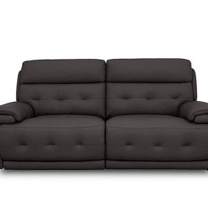 Brescia NC Leather 3 Seater Sofa | Bed Sava