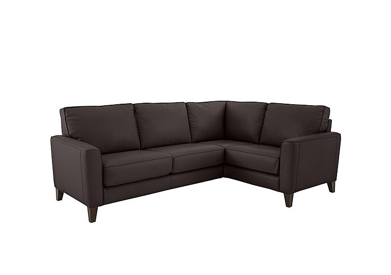 Brondby Small NC Leather Right Hand Facing Corner Sofa