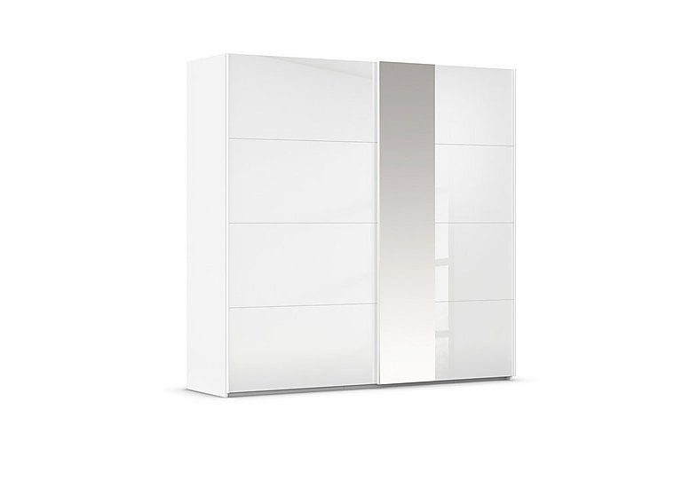 Rauch  Cairns 226cm 2 Door Sliding Wardrobe  White | Bed Sava