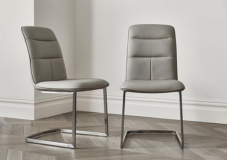 Cashmere Set of 6 Dining Chairs  Taupe | Bed Sava