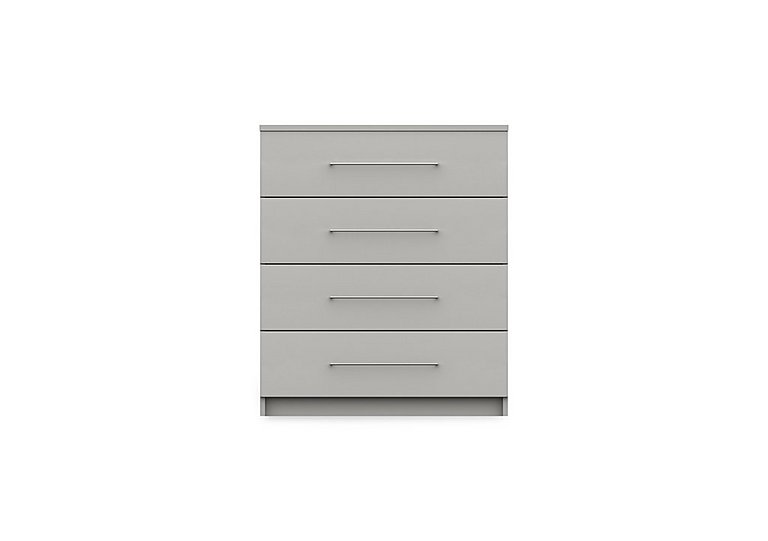 London Bedrooms - Castle 4 Drawer Chest - Grey