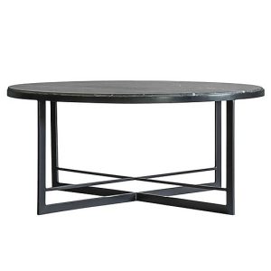 Chania Coffee Table  Black Legs | Bed Sava