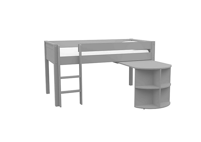 Stompa - Chase Mid Sleeper with Desk - Grey
