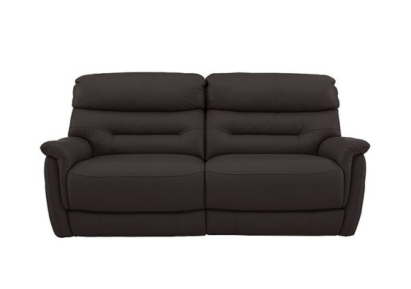 Chicago 3 Seater NC Leather Power Recliner Sofa | Bed Sava