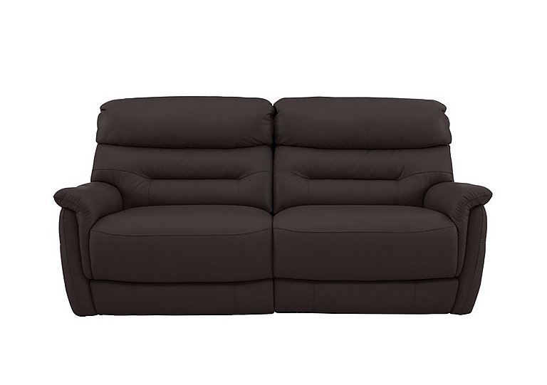 Chicago 3 Seater NC Leather Power Recliner Sofa