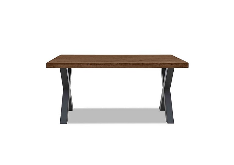 Bodahl - Compact Terra Straight Edge Dining Table with X-Shaped Legs - 160-cm - Desert