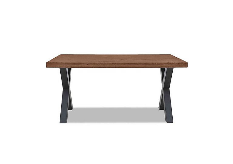 Bodahl - Compact Terra Straight Edge Dining Table with X-Shaped Legs - 140-cm - Old Bassano
