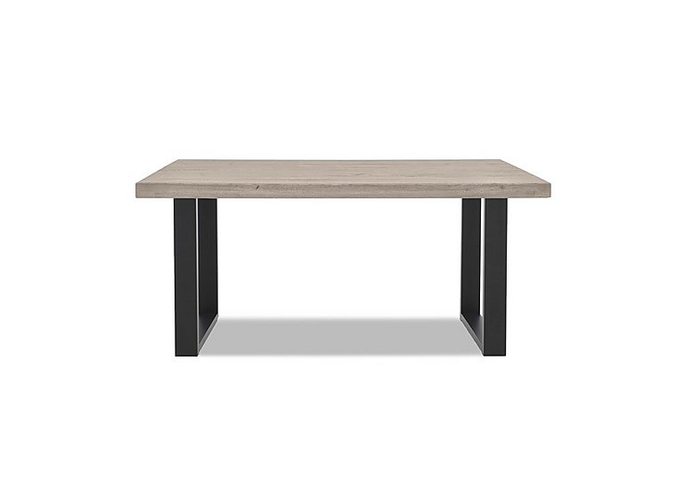 Bodahl - Compact Terra Straight Edge Dining Table with U-Shaped Legs - 160-cm - White Wash