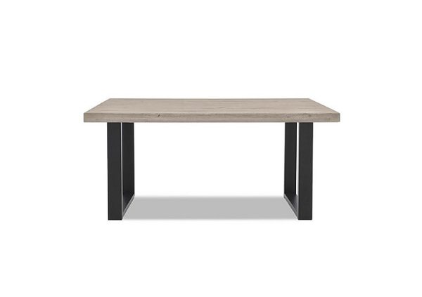 Bodahl  Compact Terra Straight Edge Dining Table with U Shaped Legs  140 cm  White Wash | Bed Sava