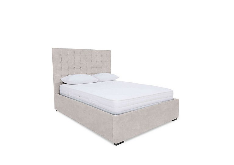 Sleep Story - Dice Ottoman Bed Frame - Super King - Lace Ivory