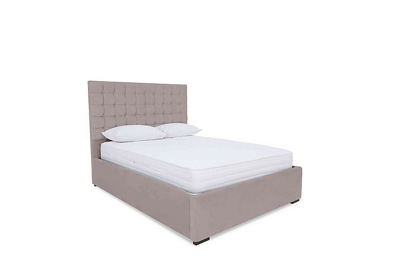 Sleep Story - Dice Ottoman Bed Frame - Super King - Plush Lilac