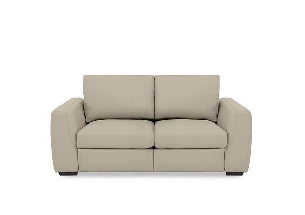 Dinky Leather 2 Seater Power Recliner Sofa | Bed Sava