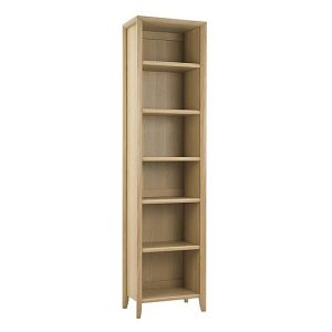 Duplex Narrow Bookcase  Oak | Bed Sava