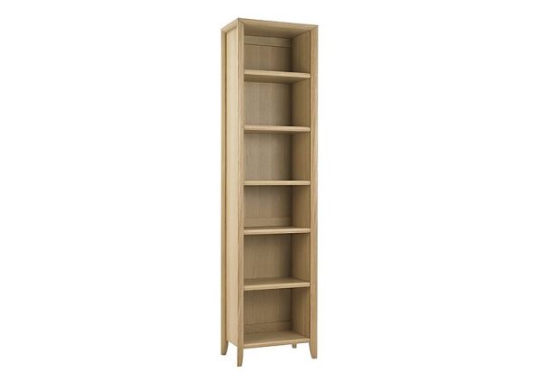 Duplex Narrow Bookcase  Oak | Bed Sava