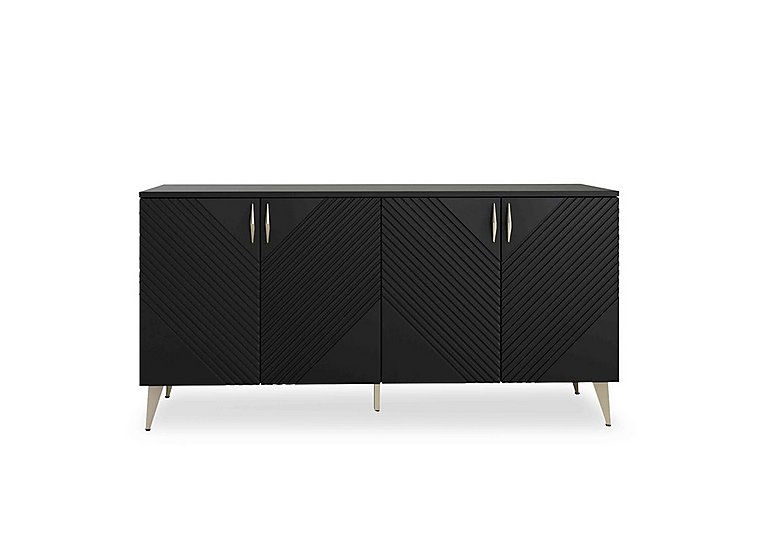 Eden SMART 4 Door Sideboard - Black