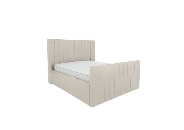Eira High Foot End Bed Frame  Double  Gatsby Fossil Hunt | Bed Sava