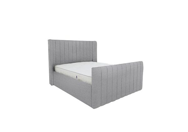 Eira High Foot End Bed Frame  Double  Gatsby Mountain Haze | Bed Sava