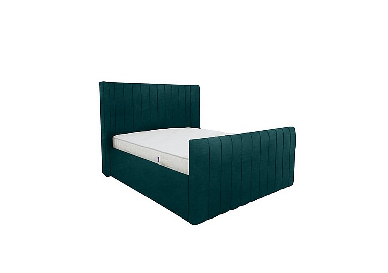 Eira High Foot End Bed Frame - Double - Savannah Ocean