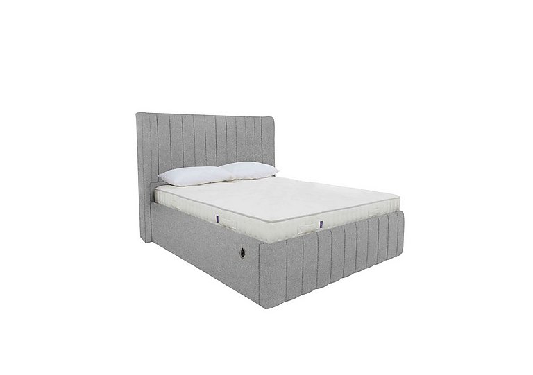 Eira Low Foot End Electric Ottoman Bed Frame - Double - Gatsby Mountain Haze