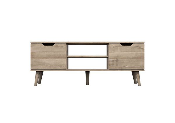 London Bedrooms  Finchley Media Unit  Italian Natural Oak | Bed Sava