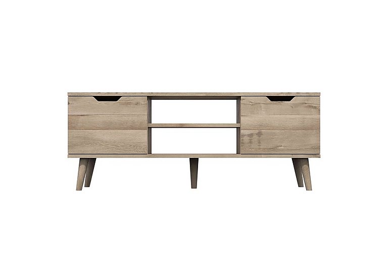 London Bedrooms - Finchley Media Unit - Italian Natural Oak