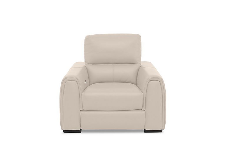 Flex NC Leather Power Recliner Armchair with Storage Arms