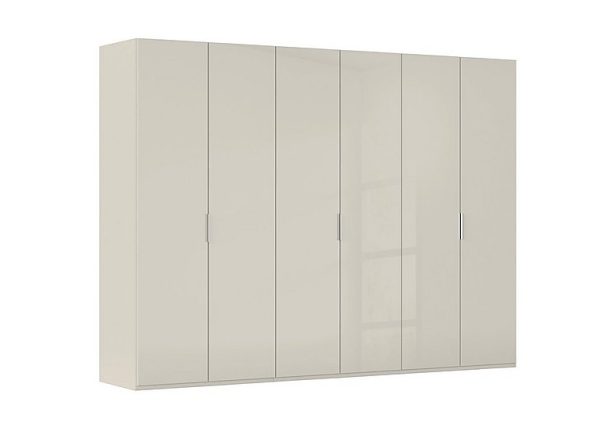 Rauch  Formes 6 Door Bifold Wardrobe with Glass Doors | Bed Sava