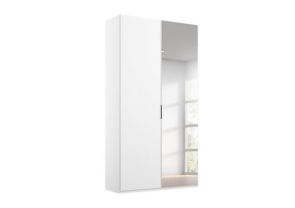 Rauch  Formes Decor 2 Door Hinged Wardrobe with 1 Mirror  White | Bed Sava