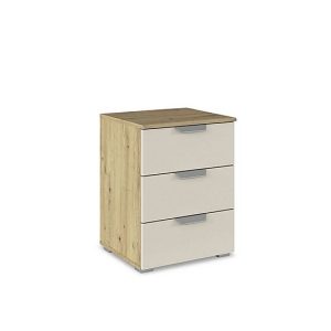 Rauch  Freja 3 Drawer Decor Bedside Cabinet | Bed Sava