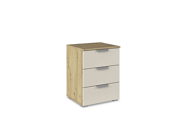 Rauch - Freja 3 Drawer Decor Bedside Cabinet