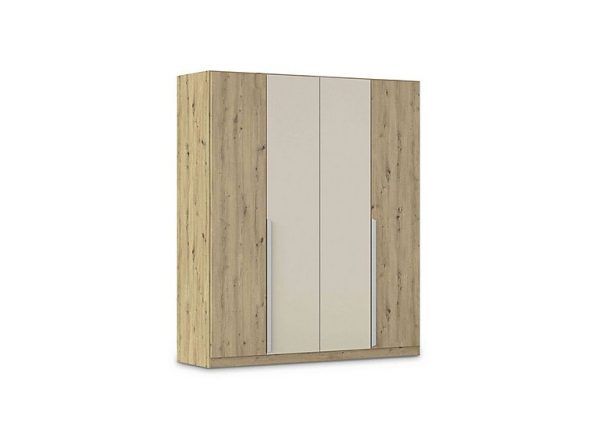Rauch  Freja 181cm 4 Door Hinged Two Toned Wardrobe | Bed Sava