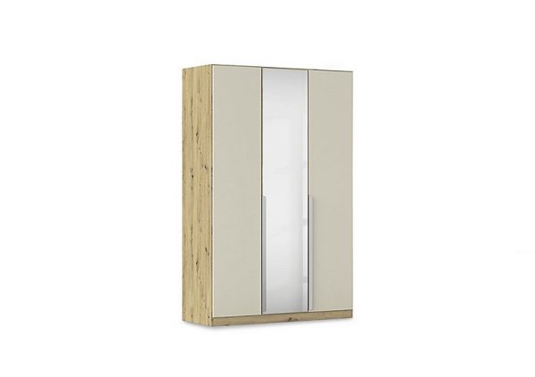 Rauch  Freja 136cm 3 Door Hinged Decor Wardrobe With Mirror Door | Bed Sava