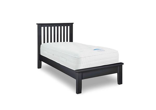 Grace Bed Frame  Single  Charcoal | Bed Sava