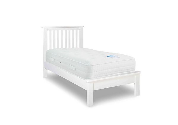 Grace Bed Frame  Single  White | Bed Sava
