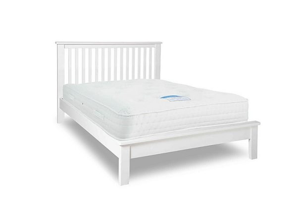 Grace Bed Frame  Double  White | Bed Sava