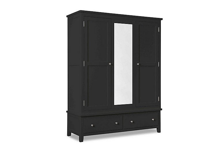 Grace Triple Wardrobe - Charcoal